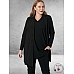 Plus Basics Blazer Long Jacket ZWART